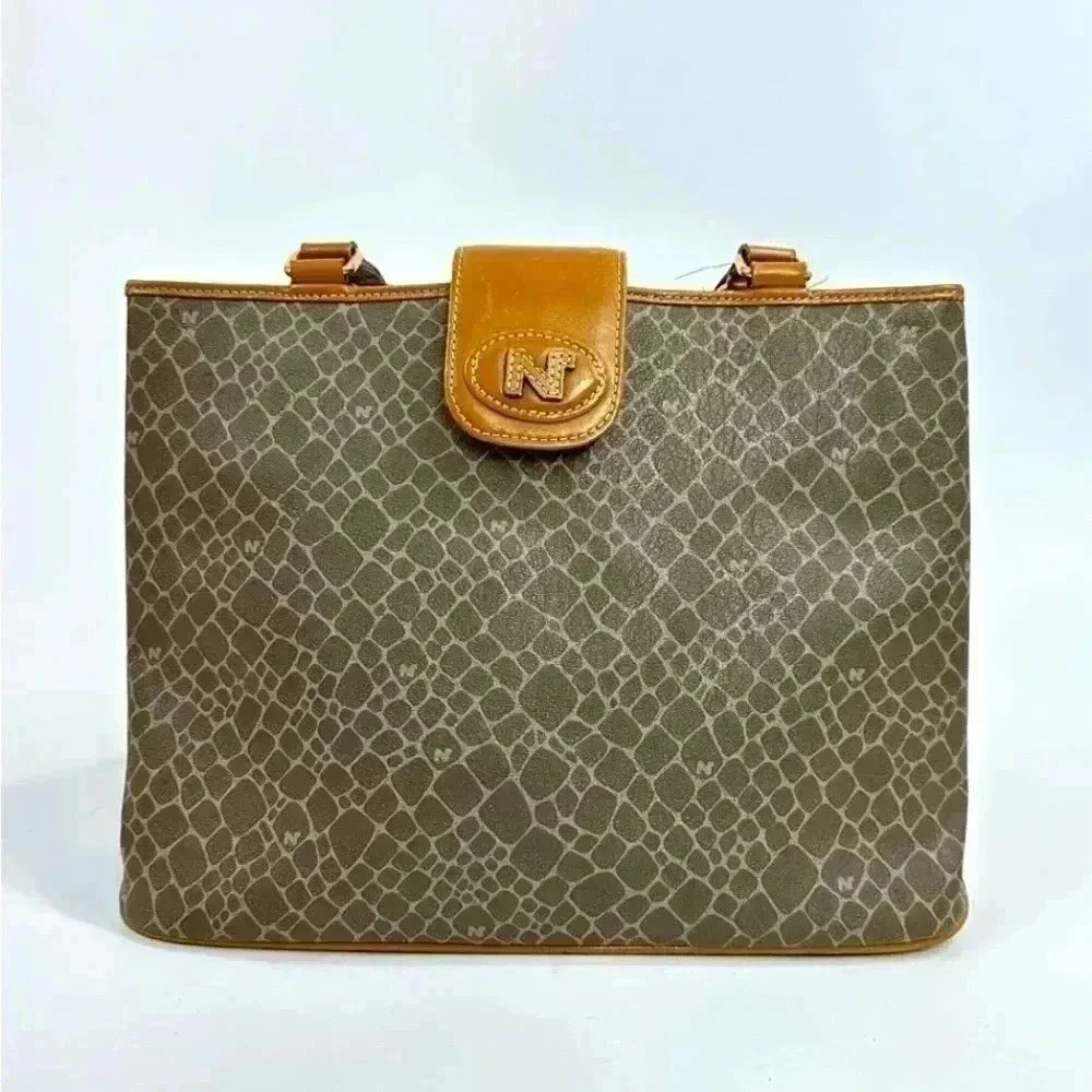 Vtg Lux | Nina Ricci Giraffe Print Tote